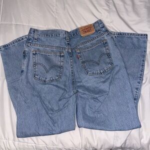 Levi's 550 Relaxed Vintage Blue Denim Jeans